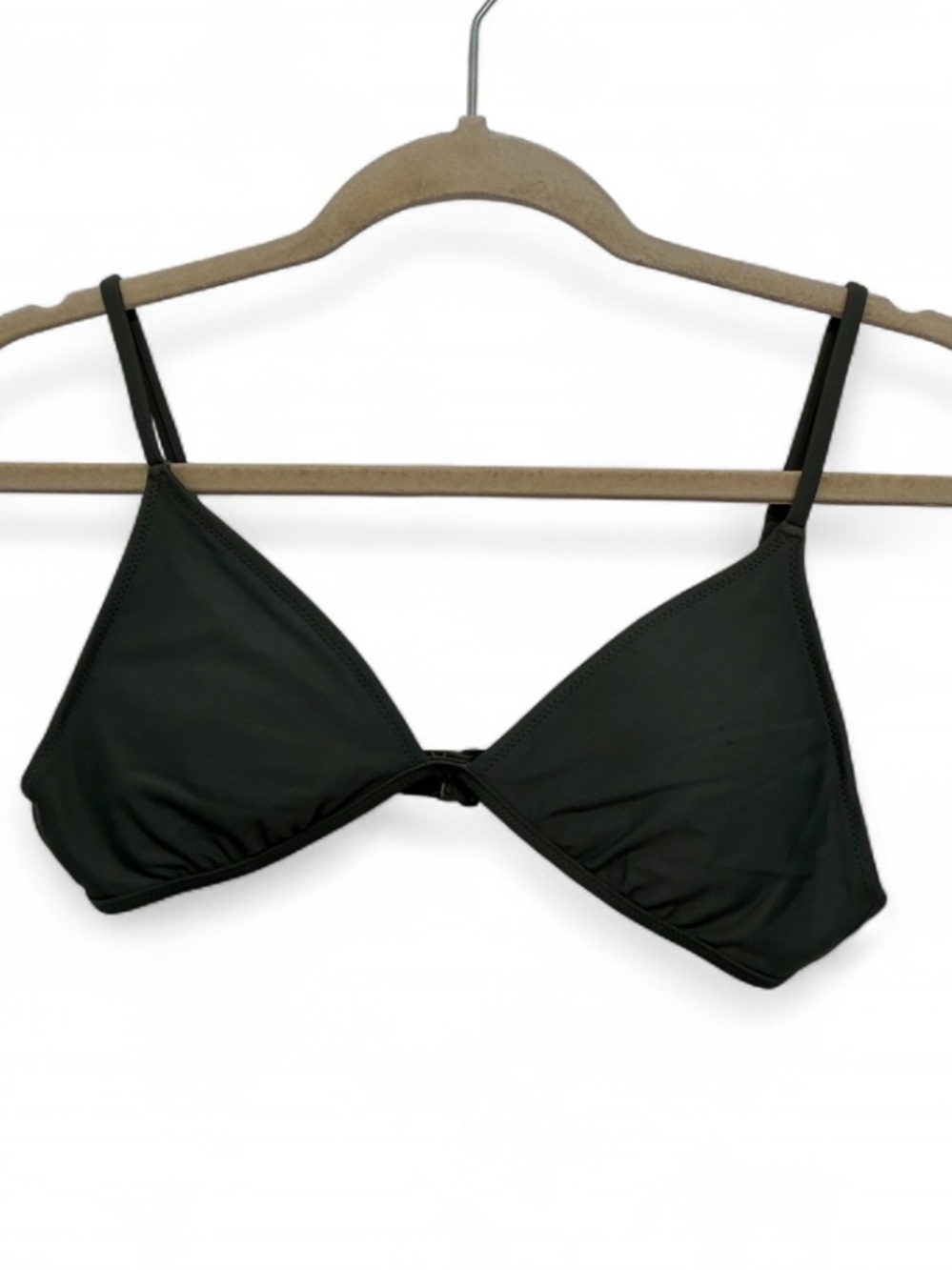 aerie Green Triangle Swim Top